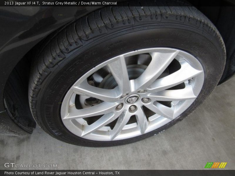 Stratus Grey Metallic / Dove/Warm Charcoal 2013 Jaguar XF I4 T