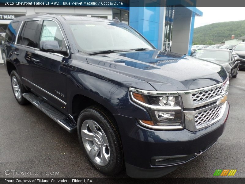 Blue Velvet Metallic / Cocoa/Dune 2019 Chevrolet Tahoe LT 4WD