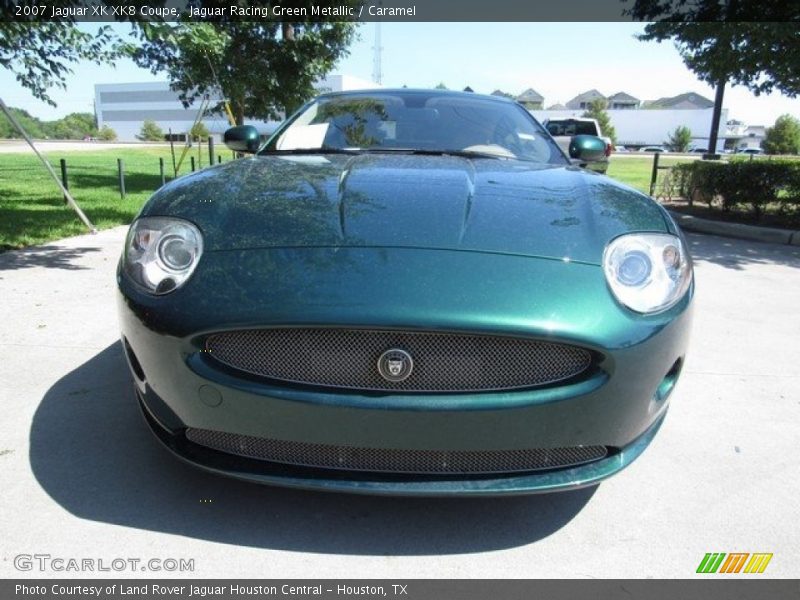 Jaguar Racing Green Metallic / Caramel 2007 Jaguar XK XK8 Coupe