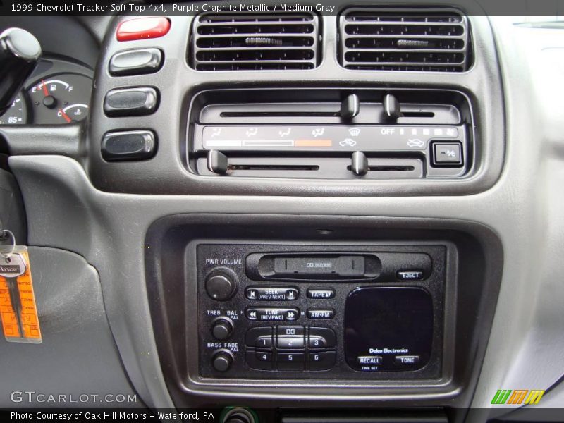 Purple Graphite Metallic / Medium Gray 1999 Chevrolet Tracker Soft Top 4x4
