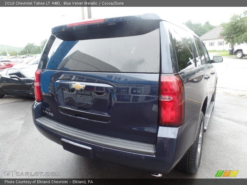 Blue Velvet Metallic / Cocoa/Dune 2019 Chevrolet Tahoe LT 4WD