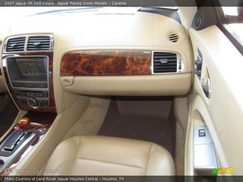 Jaguar Racing Green Metallic / Caramel 2007 Jaguar XK XK8 Coupe