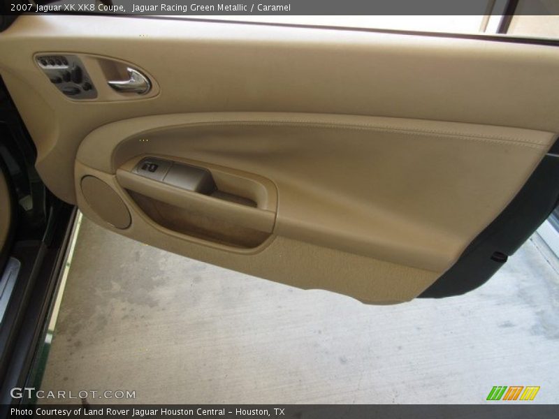 Jaguar Racing Green Metallic / Caramel 2007 Jaguar XK XK8 Coupe