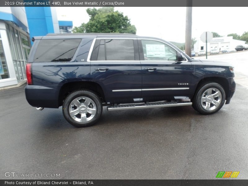 Blue Velvet Metallic / Cocoa/Dune 2019 Chevrolet Tahoe LT 4WD