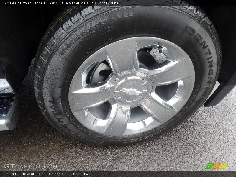 Blue Velvet Metallic / Cocoa/Dune 2019 Chevrolet Tahoe LT 4WD