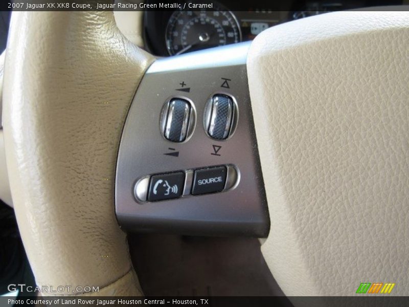Jaguar Racing Green Metallic / Caramel 2007 Jaguar XK XK8 Coupe
