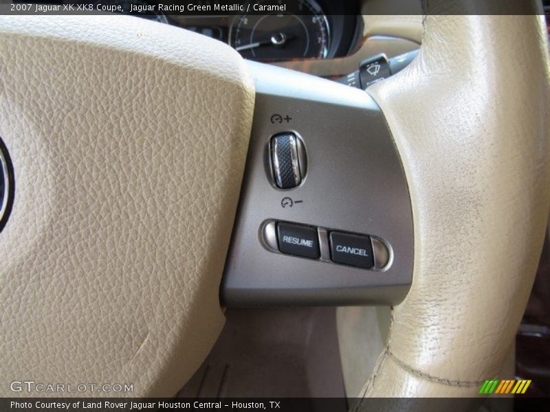 Jaguar Racing Green Metallic / Caramel 2007 Jaguar XK XK8 Coupe