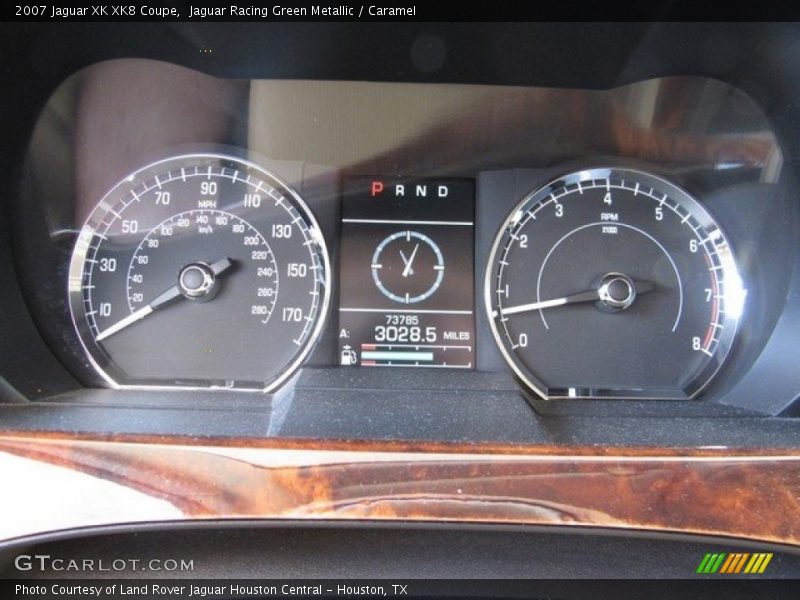Jaguar Racing Green Metallic / Caramel 2007 Jaguar XK XK8 Coupe