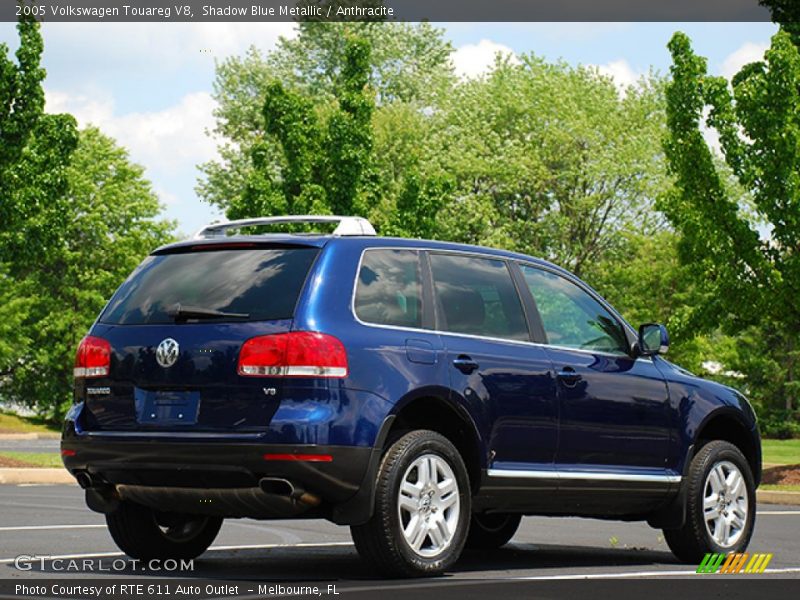 Shadow Blue Metallic / Anthracite 2005 Volkswagen Touareg V8
