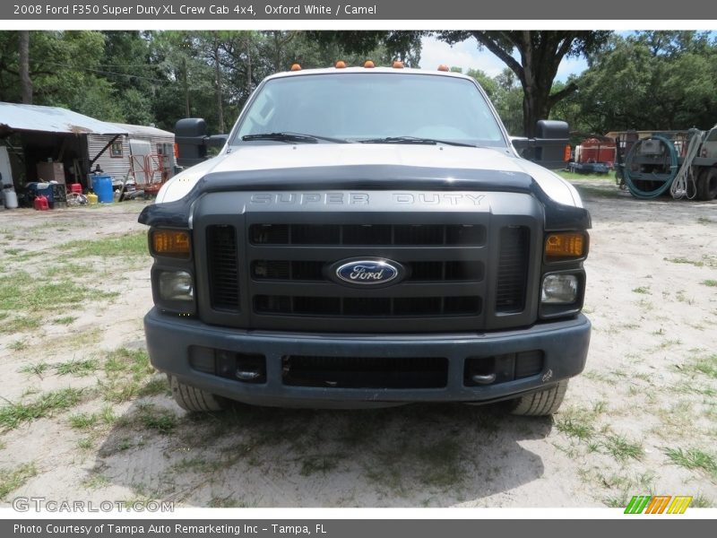 Oxford White / Camel 2008 Ford F350 Super Duty XL Crew Cab 4x4