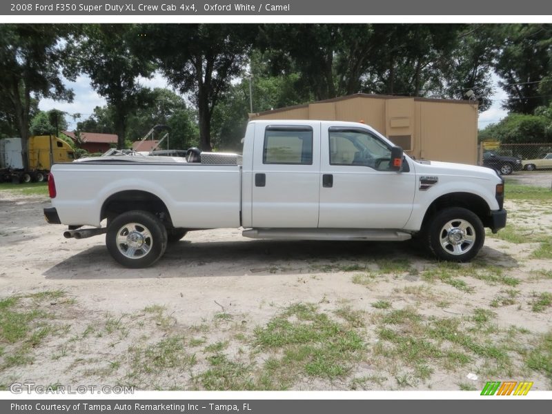 Oxford White / Camel 2008 Ford F350 Super Duty XL Crew Cab 4x4