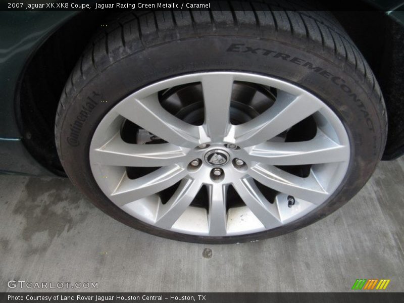 Jaguar Racing Green Metallic / Caramel 2007 Jaguar XK XK8 Coupe