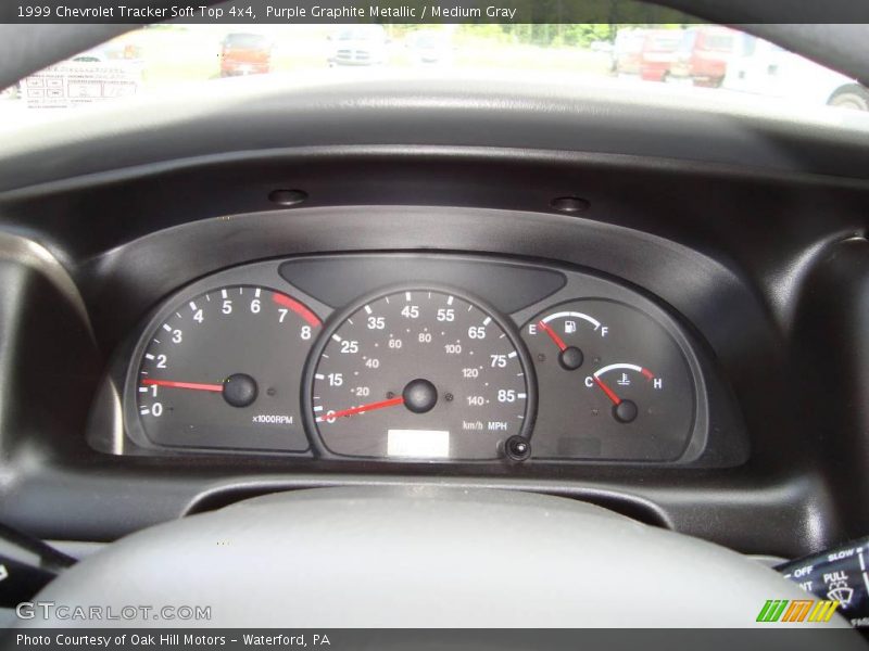 Purple Graphite Metallic / Medium Gray 1999 Chevrolet Tracker Soft Top 4x4