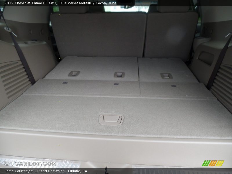 Blue Velvet Metallic / Cocoa/Dune 2019 Chevrolet Tahoe LT 4WD