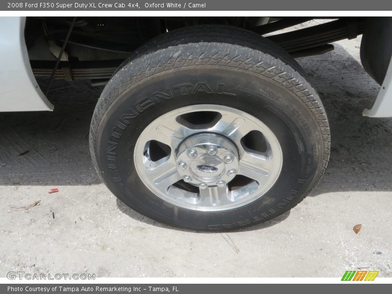 Oxford White / Camel 2008 Ford F350 Super Duty XL Crew Cab 4x4