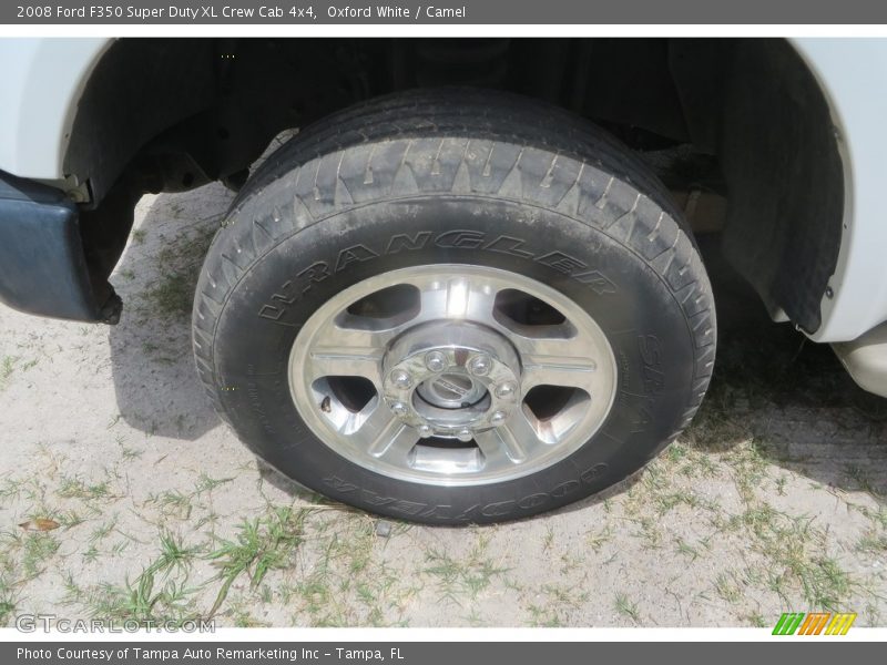 Oxford White / Camel 2008 Ford F350 Super Duty XL Crew Cab 4x4