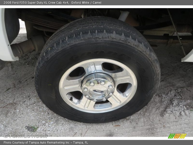 Oxford White / Camel 2008 Ford F350 Super Duty XL Crew Cab 4x4