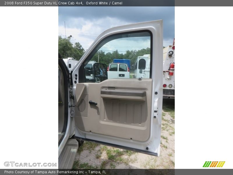 Oxford White / Camel 2008 Ford F350 Super Duty XL Crew Cab 4x4