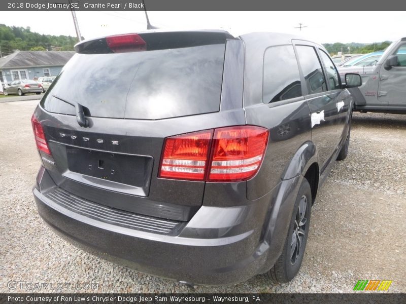 Granite Pearl / Black 2018 Dodge Journey SE