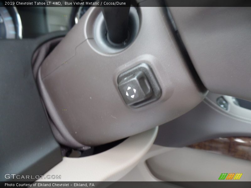 Blue Velvet Metallic / Cocoa/Dune 2019 Chevrolet Tahoe LT 4WD