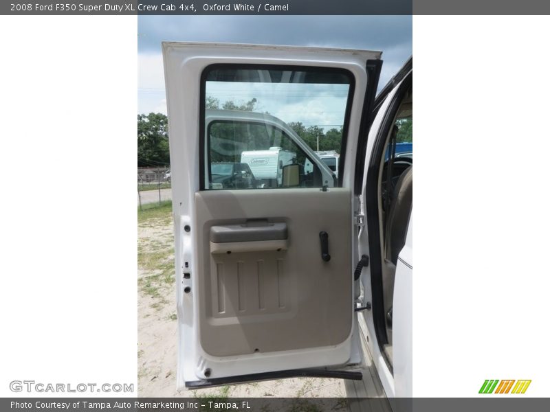 Oxford White / Camel 2008 Ford F350 Super Duty XL Crew Cab 4x4