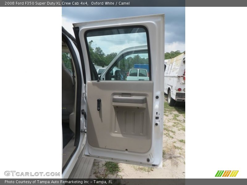 Oxford White / Camel 2008 Ford F350 Super Duty XL Crew Cab 4x4