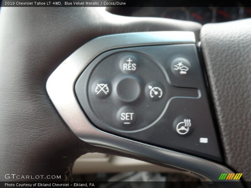 Blue Velvet Metallic / Cocoa/Dune 2019 Chevrolet Tahoe LT 4WD