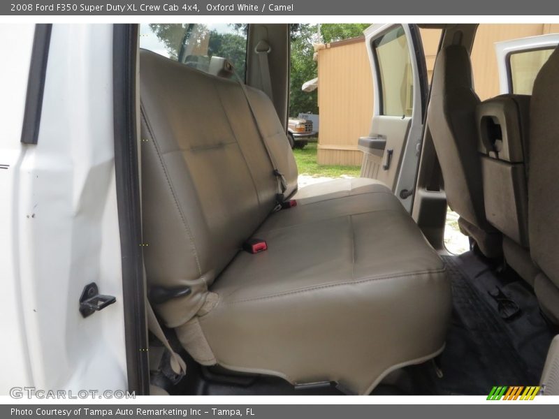 Oxford White / Camel 2008 Ford F350 Super Duty XL Crew Cab 4x4