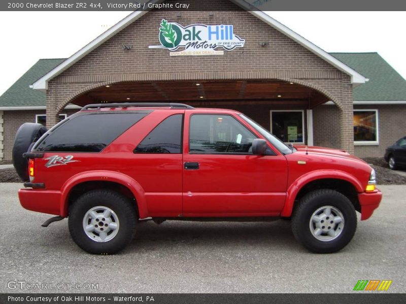 Victory Red / Graphite Gray 2000 Chevrolet Blazer ZR2 4x4