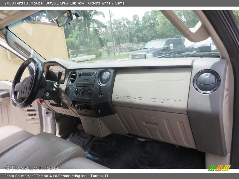 Oxford White / Camel 2008 Ford F350 Super Duty XL Crew Cab 4x4