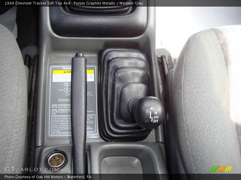 Purple Graphite Metallic / Medium Gray 1999 Chevrolet Tracker Soft Top 4x4