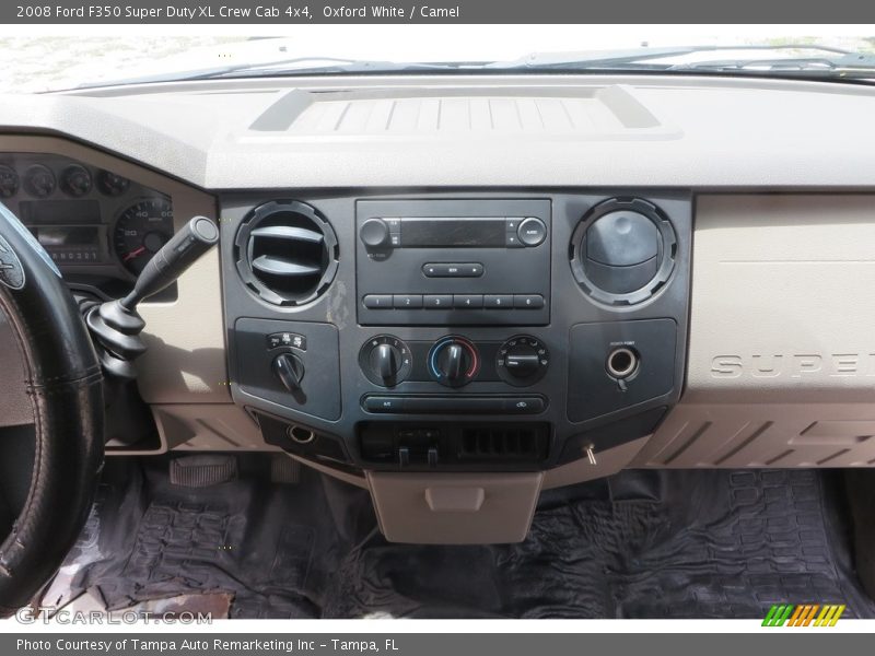 Oxford White / Camel 2008 Ford F350 Super Duty XL Crew Cab 4x4