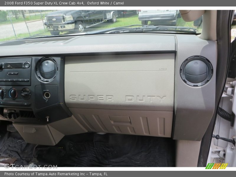 Oxford White / Camel 2008 Ford F350 Super Duty XL Crew Cab 4x4