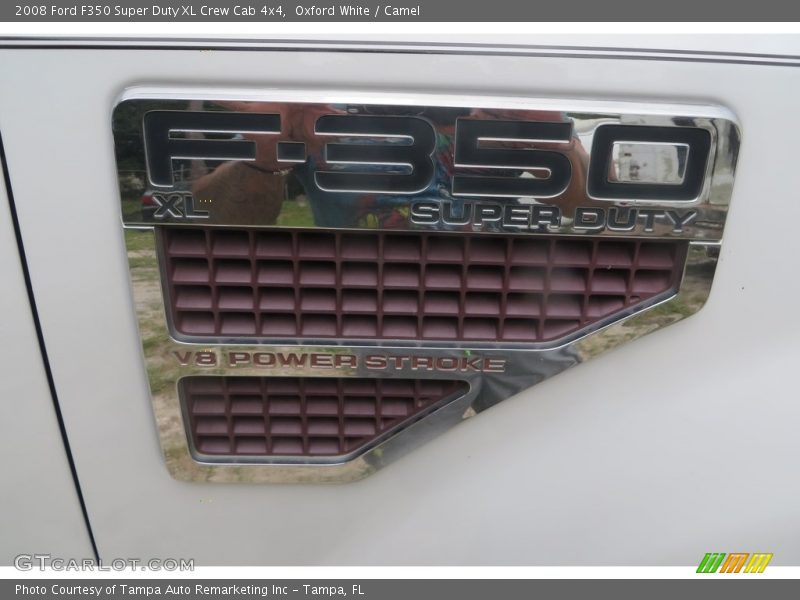 Oxford White / Camel 2008 Ford F350 Super Duty XL Crew Cab 4x4