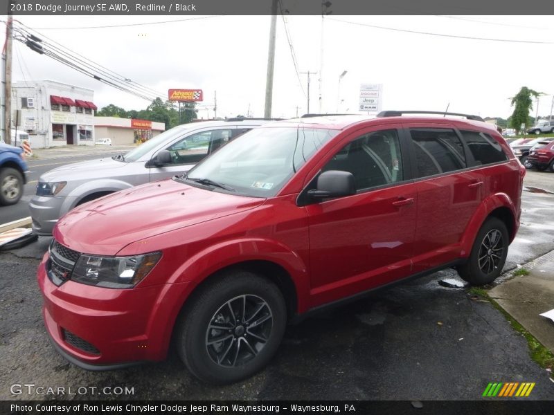 Redline / Black 2018 Dodge Journey SE AWD