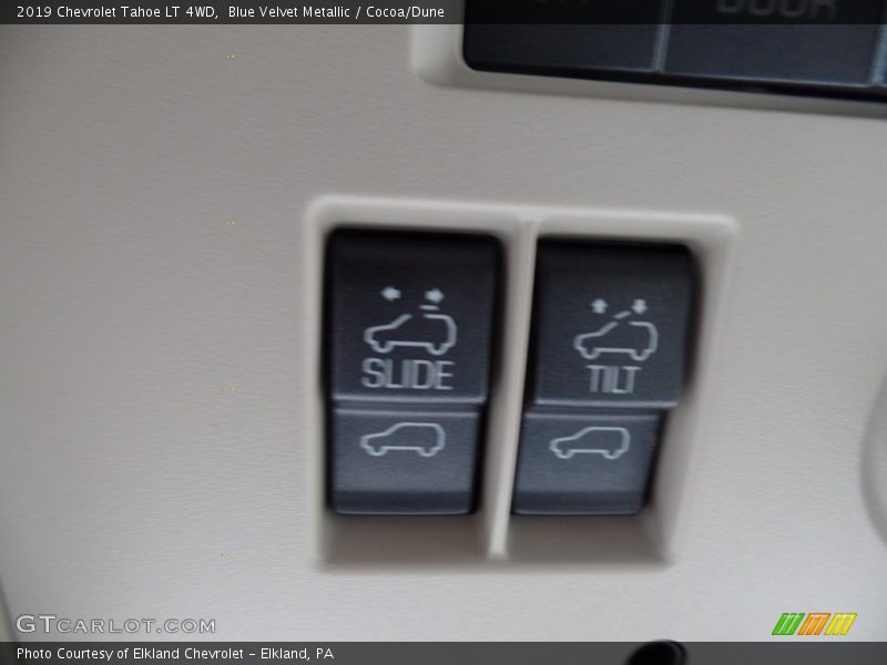 Blue Velvet Metallic / Cocoa/Dune 2019 Chevrolet Tahoe LT 4WD