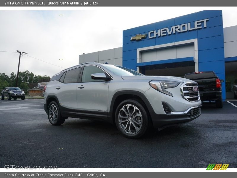 Quicksilver Metallic / Jet Black 2019 GMC Terrain SLT