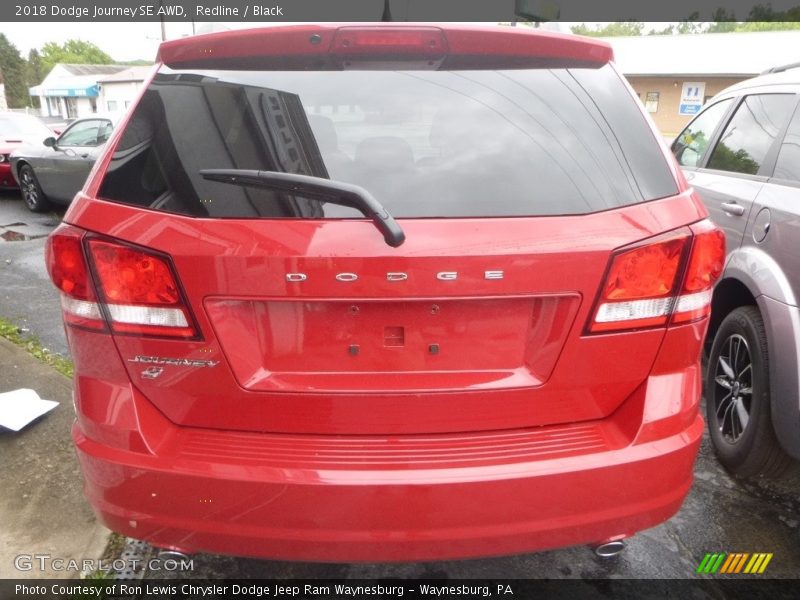 Redline / Black 2018 Dodge Journey SE AWD