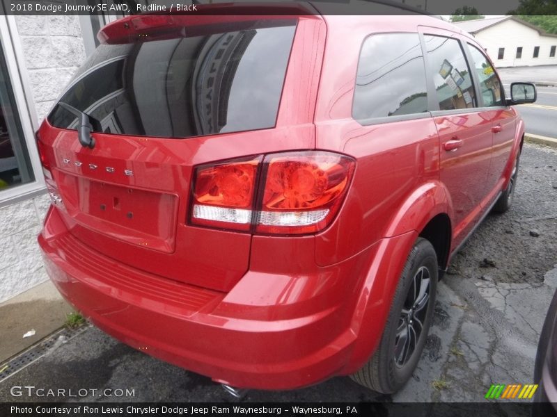 Redline / Black 2018 Dodge Journey SE AWD
