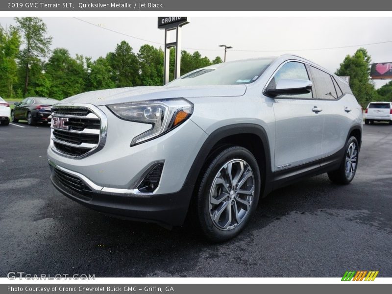 Quicksilver Metallic / Jet Black 2019 GMC Terrain SLT