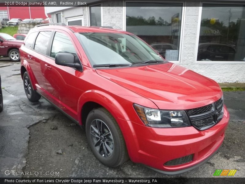 Redline / Black 2018 Dodge Journey SE AWD