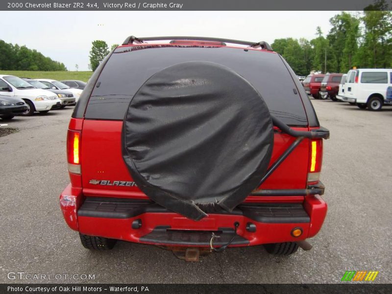 Victory Red / Graphite Gray 2000 Chevrolet Blazer ZR2 4x4