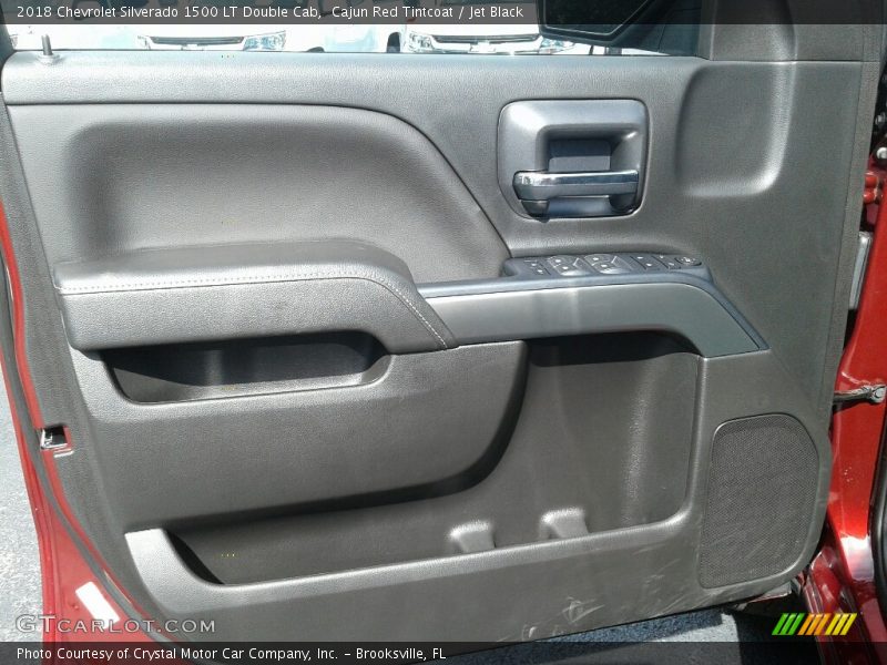 Cajun Red Tintcoat / Jet Black 2018 Chevrolet Silverado 1500 LT Double Cab