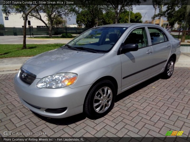 Silver Streak Mica / Stone 2007 Toyota Corolla CE