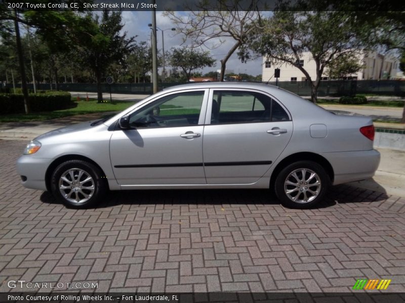 Silver Streak Mica / Stone 2007 Toyota Corolla CE