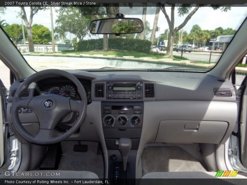 Silver Streak Mica / Stone 2007 Toyota Corolla CE