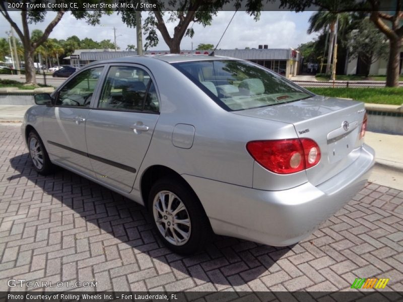 Silver Streak Mica / Stone 2007 Toyota Corolla CE