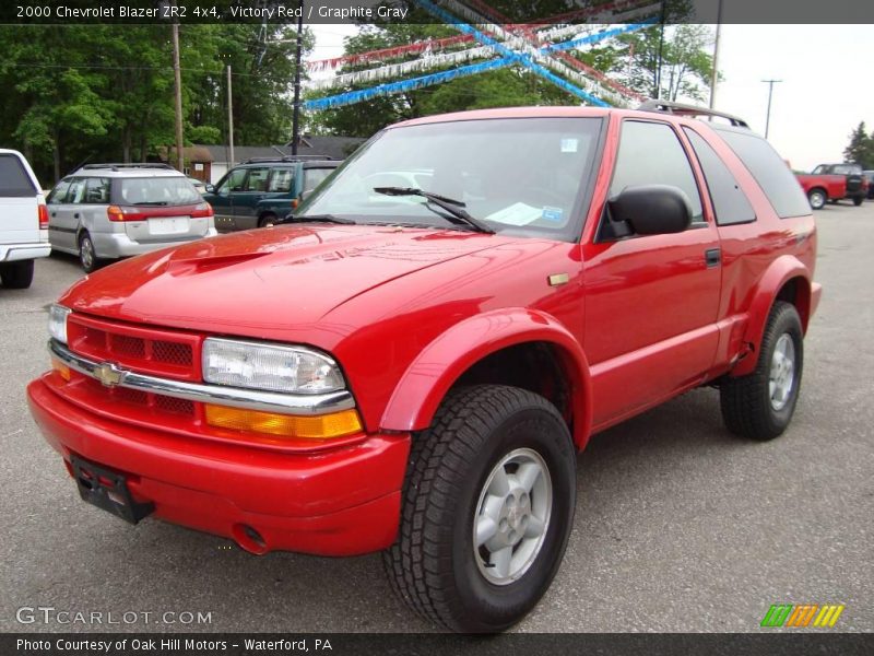 Victory Red / Graphite Gray 2000 Chevrolet Blazer ZR2 4x4