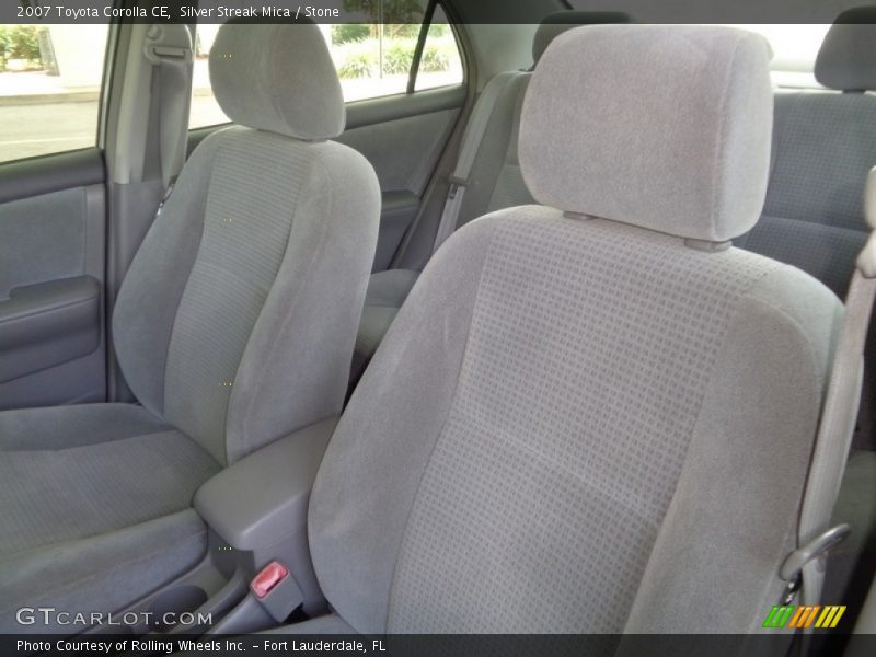 Silver Streak Mica / Stone 2007 Toyota Corolla CE
