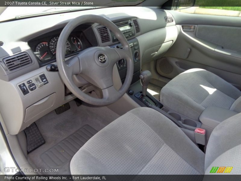 Silver Streak Mica / Stone 2007 Toyota Corolla CE